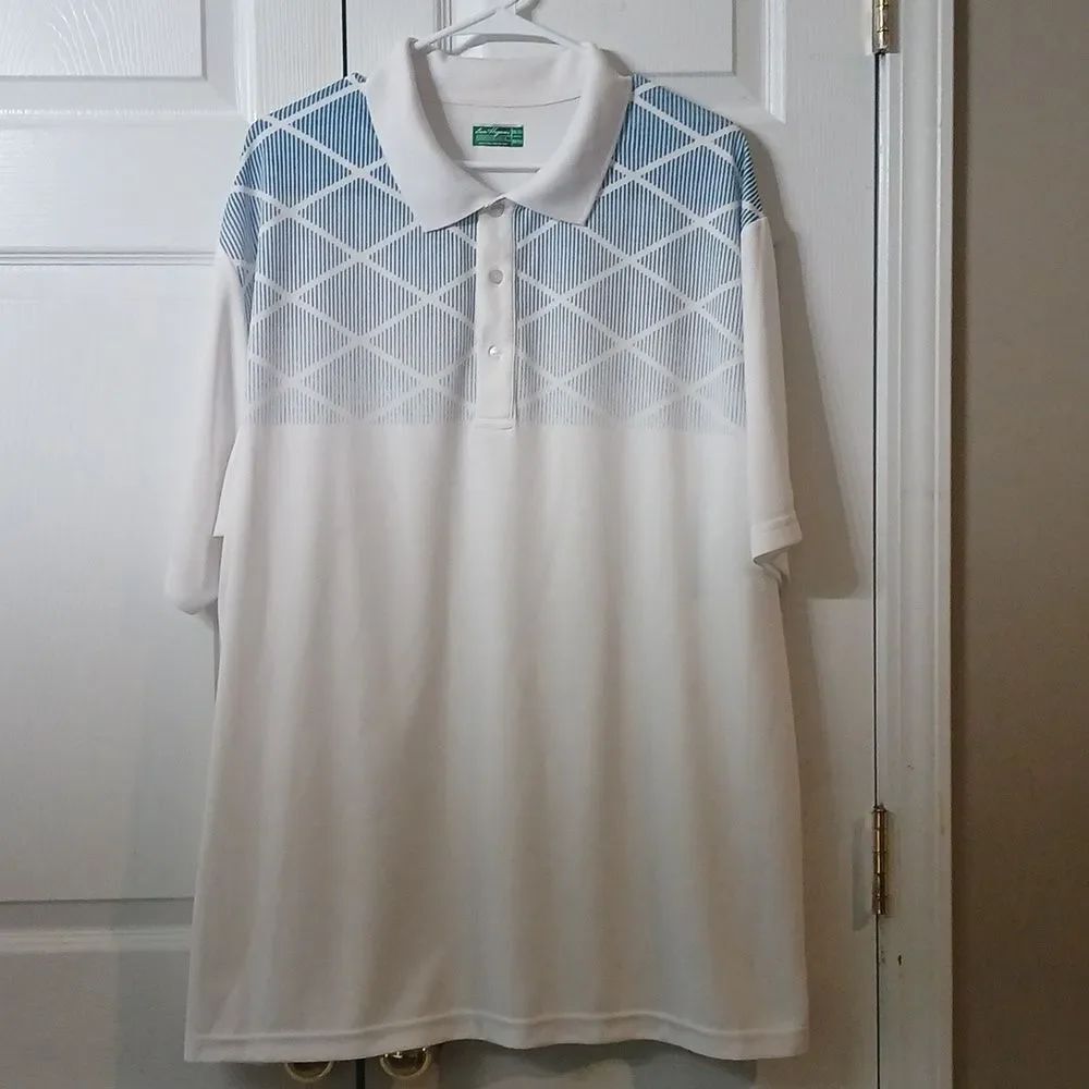 Ben Hogan Performance blue white polo golf dress polo  Sz XXL EUC